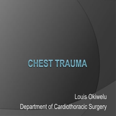 Chest Trauma 