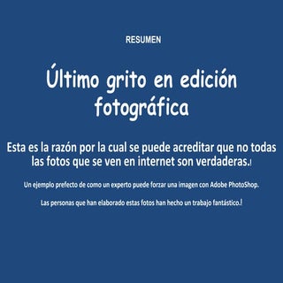 Edcion Fotografica