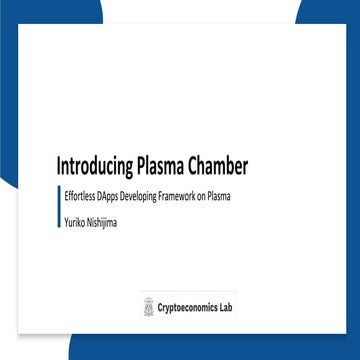Introduction of Plasma Chamber at EDCON 2019 