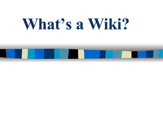 Edcowiki
