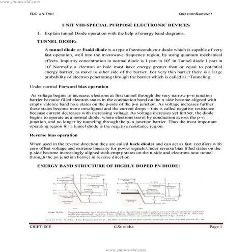 Varactor diode | PDF