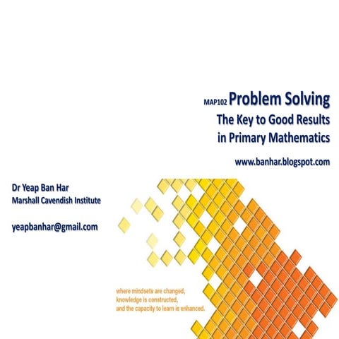 MAP102 Mathematical Problem Solving Heuristics | PPTX