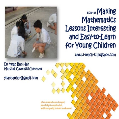 EdCrisch Kindergarten Mathematics ECM101