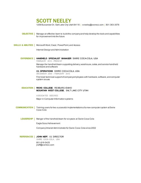 Scott Neeley Resume PDF Scott Neeley Resume PDF