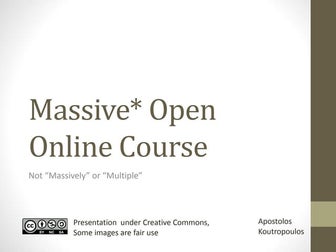 MOOC Presentation for EDDE 801