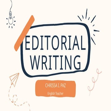how to write an editorial.................................