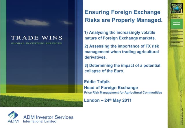 Eddie &amp; Price Risk Management