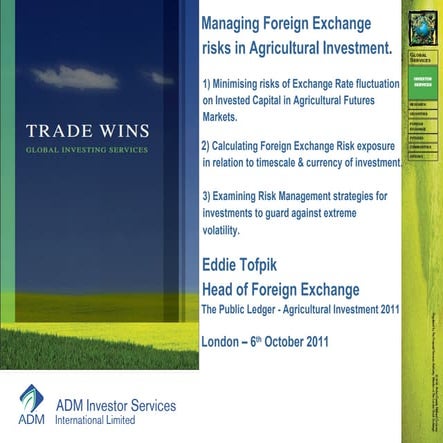 The Public Ledger - Agricultural Investment 2011