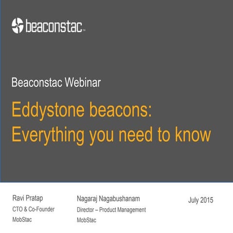Eddystone beacons: Everything you need to know