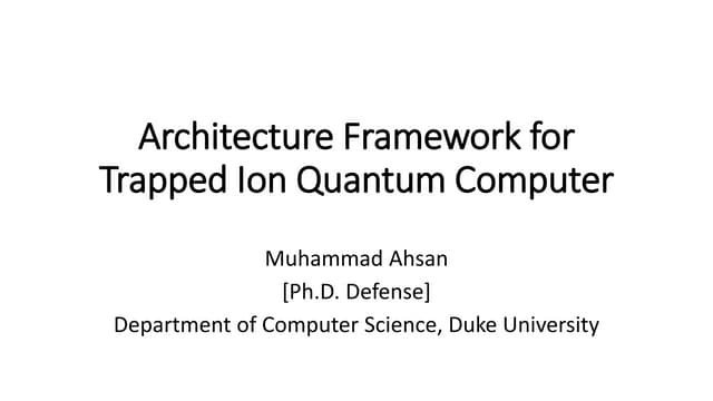 Ph.D. Defense