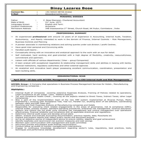 CV_Binsy_15yrs exp_Finance