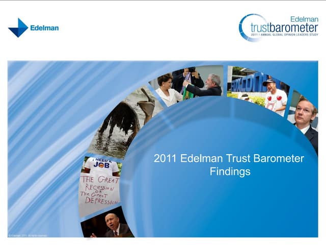 Trust barometer executive findings