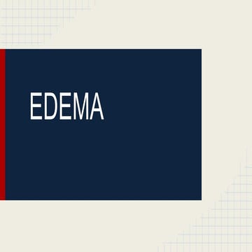 Edema