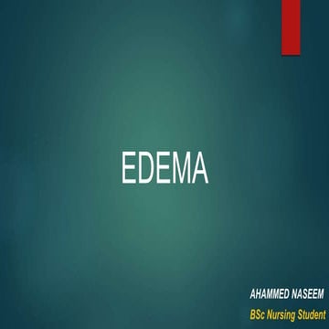 Edema by Ahammed Naseem