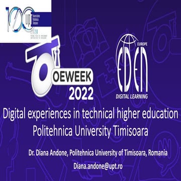 Digital experiences in technical higher education