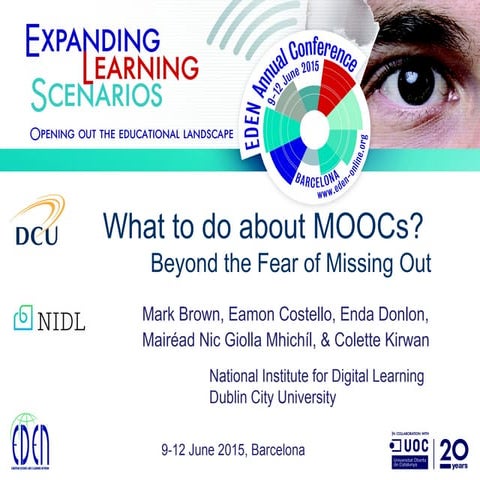 What to do about MOOCs? Beyond the Fear of Missing Out