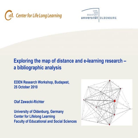 Exploring the Map of Distance and e-Learning Research - a Bibliographic Analysis