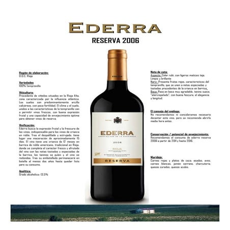 Ederra Reserva | PDF