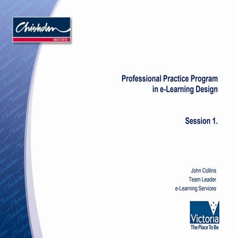 E-Learning Design Session1