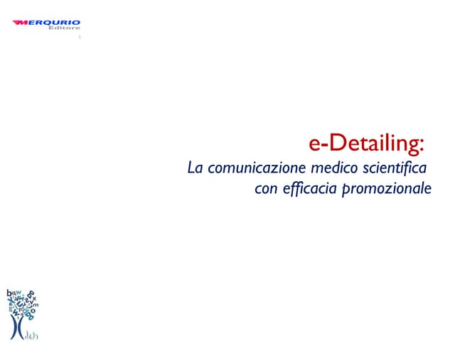 e-Detailing: la comunicazione medic...