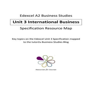 Unit 3: Excellent revision Notes