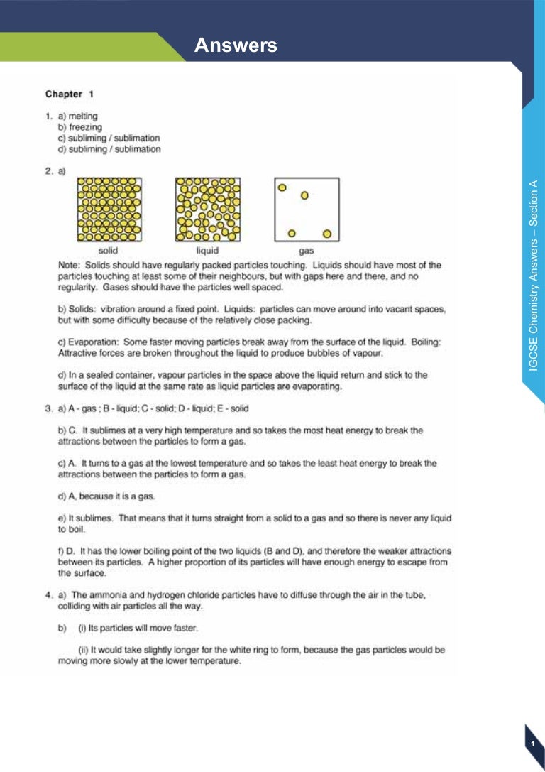 Worksheets Pearson Chemistry Worksheet Answers edexcel igcse chemistry answers