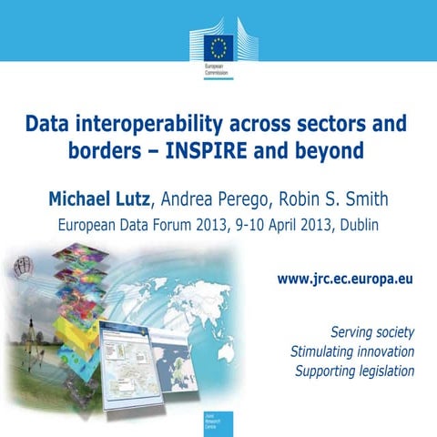 EDF2013: Selected Talk: Michael Lutz: Data interoperability across sectors an...