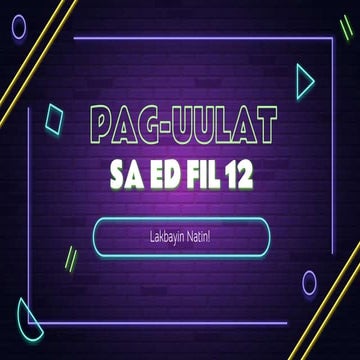 Whole Language Education, Content-Centered Education, Pagkatutong Task-Based ...