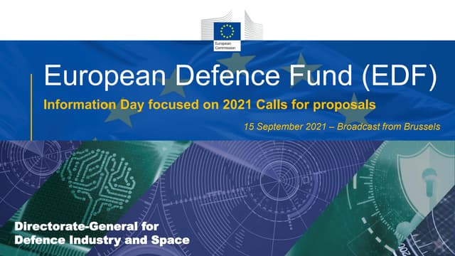 European Defence Fund 2021 