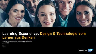 Learning Experience: Design, Plattformen vom Lerner aus denken