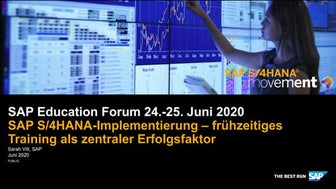SAP S/4HANA-Implementierung – frühzeitiges Training als zentraler Erfolgsfaktor