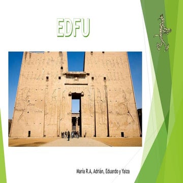 The temple of edfu | PPTX