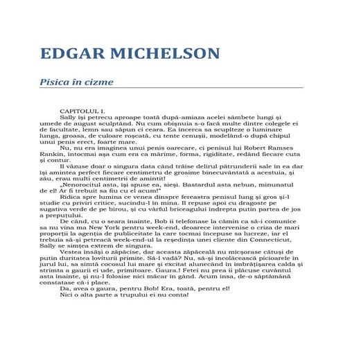 Edgar michelson   pisica in cizme