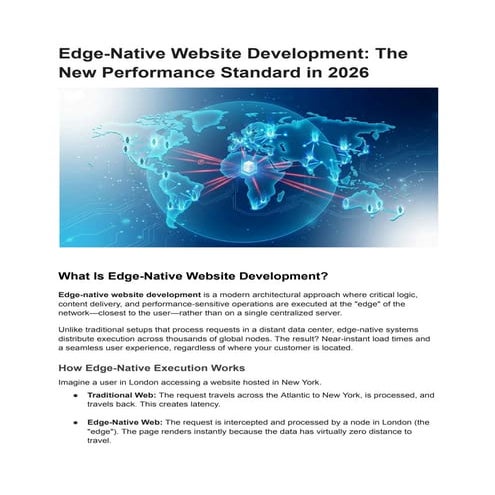 Edge-Native Website Development in 2026: Boost Speed, SEO & Core Web ...