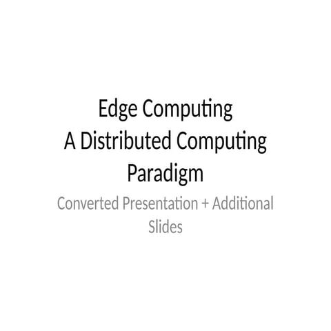 Edge_Computing_Presentation ppt for Computer Science students | PPTX