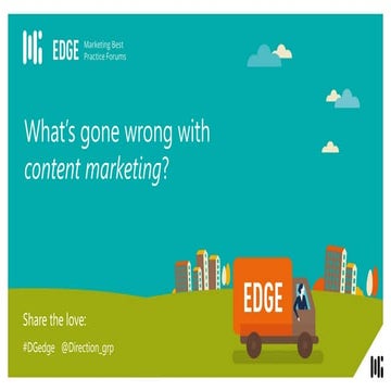 DirectionGroup Content Marketing - Edge presentation