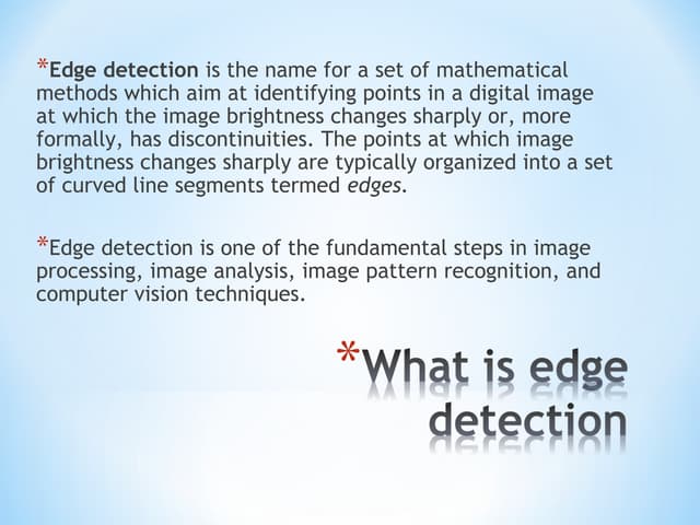 Edge detection-LOG