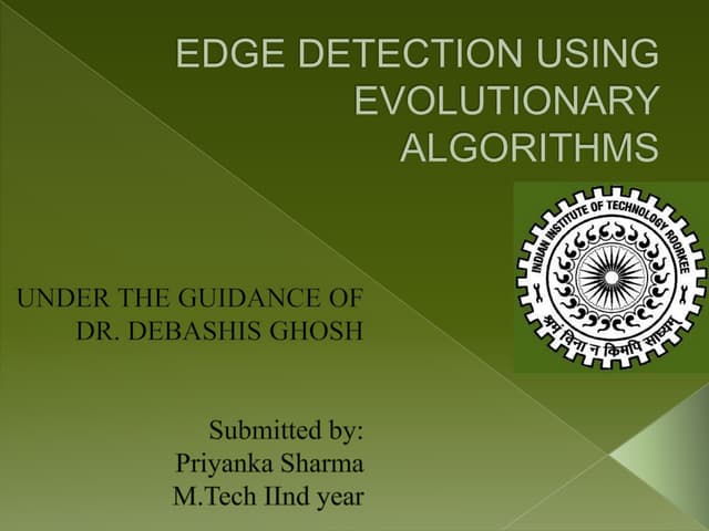 Edge detection using evolutionary algorithms new