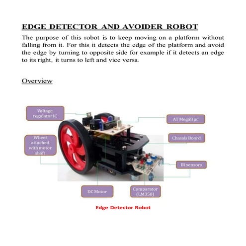Edge detector robot