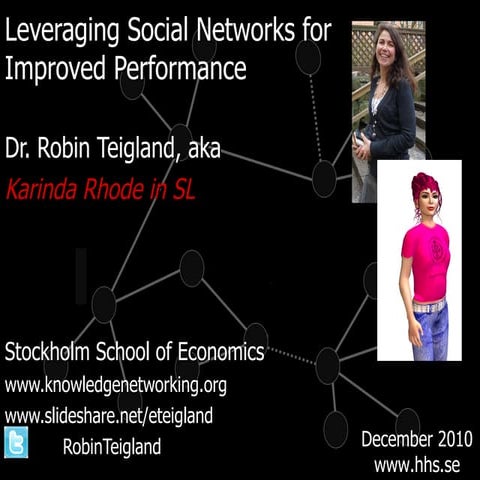 Teigland_leveraging social networks_dec10