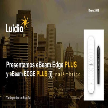 Nuevo eBeam Edge Plus 2016