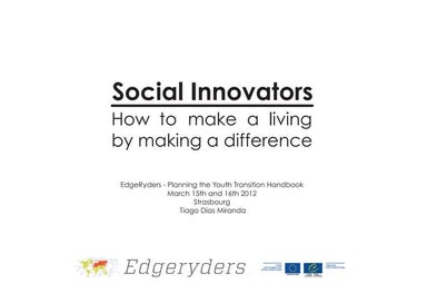 Edgeryders: Making A Living By Making A Difference