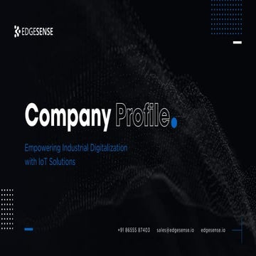 Smart IoT Gateway | EdgeNode | Enhance Your IoT Network | Edgesense | PDF