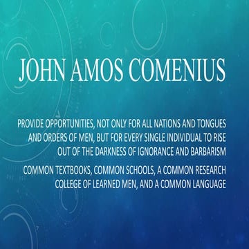 Ed giant   john amos comenius power point type