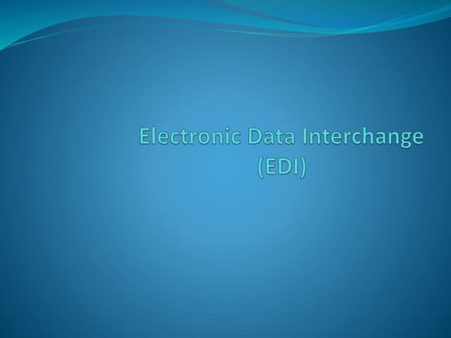 EDI