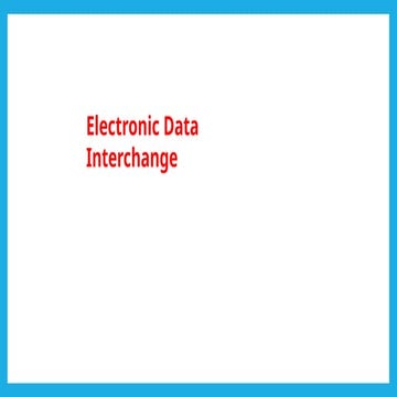 Electronic data interchangefor ecommerce.pptx