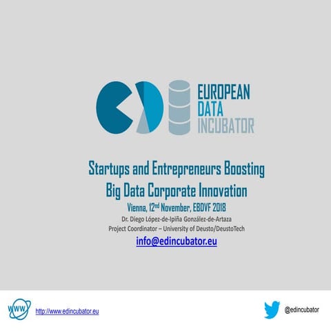 Startups and Entrepreneurs Boosting Big Data Corporate Innovation
