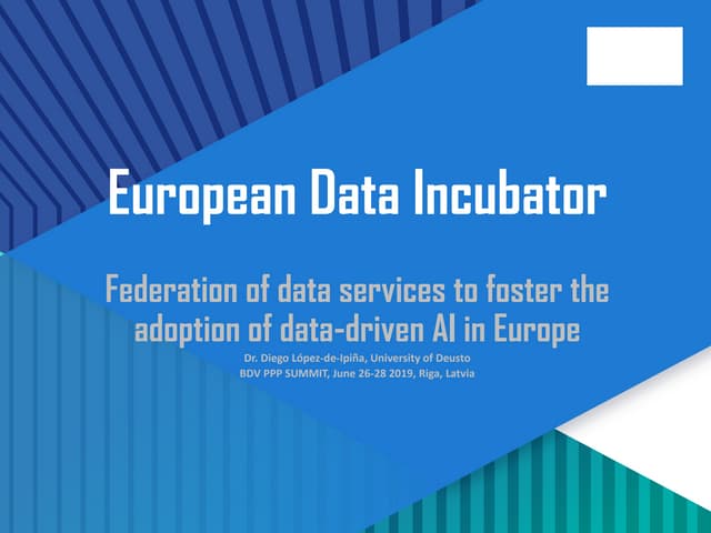 EDI: Federation of data services to foster the adoption of data-driven AI in ...