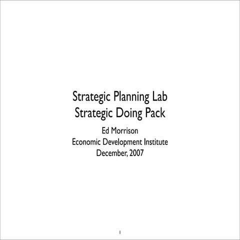 EDI Strategy Lab December 2007