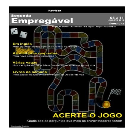 Segunda Empregável - Edição 12